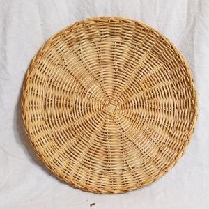VINTAGE WICKER PAPER PLATE HOLDERS